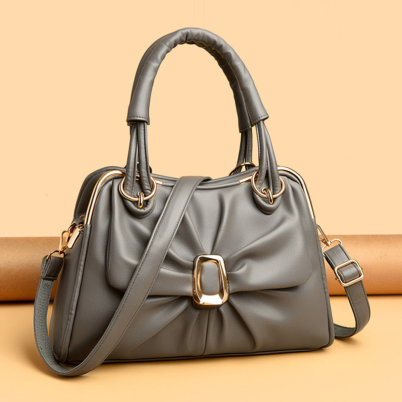 Pleat Aura Fashion Handbag