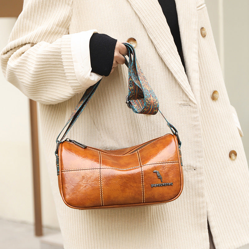 Barrel Wax Trend Crossbody Bag