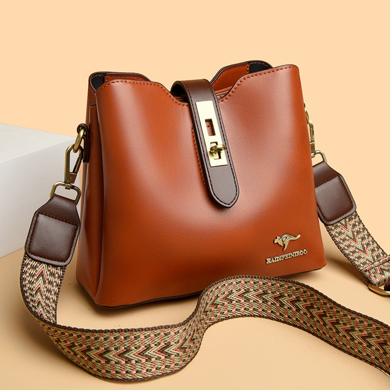 Veloura Lock Shoulder Bag