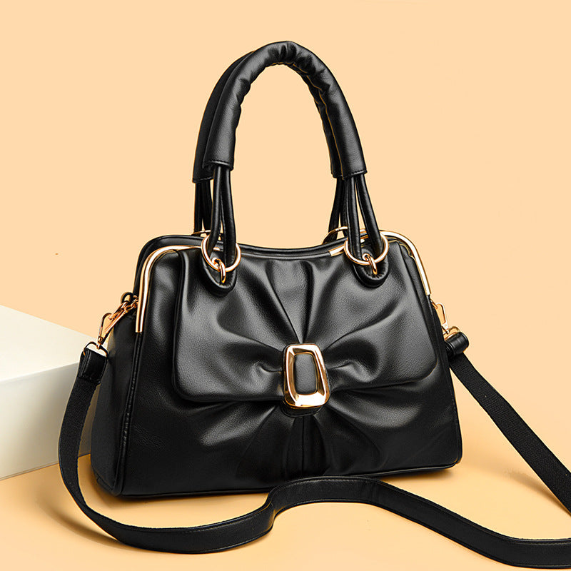 Pleat Aura Fashion Handbag