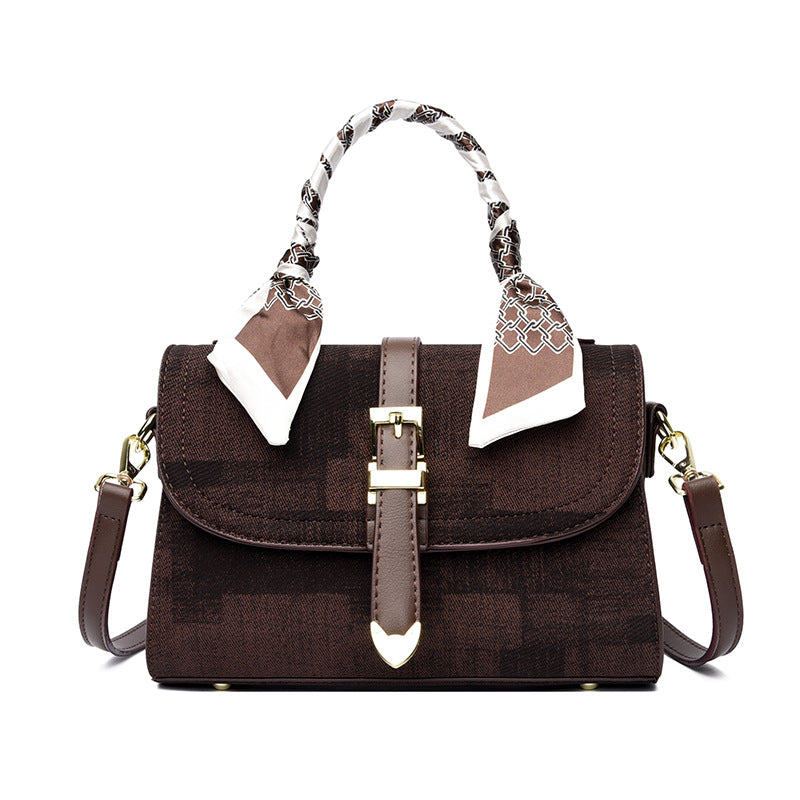 Vintage Scarf Luxe Handbag