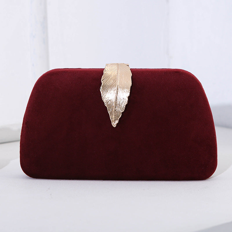 Veloura Leaf Clutch
