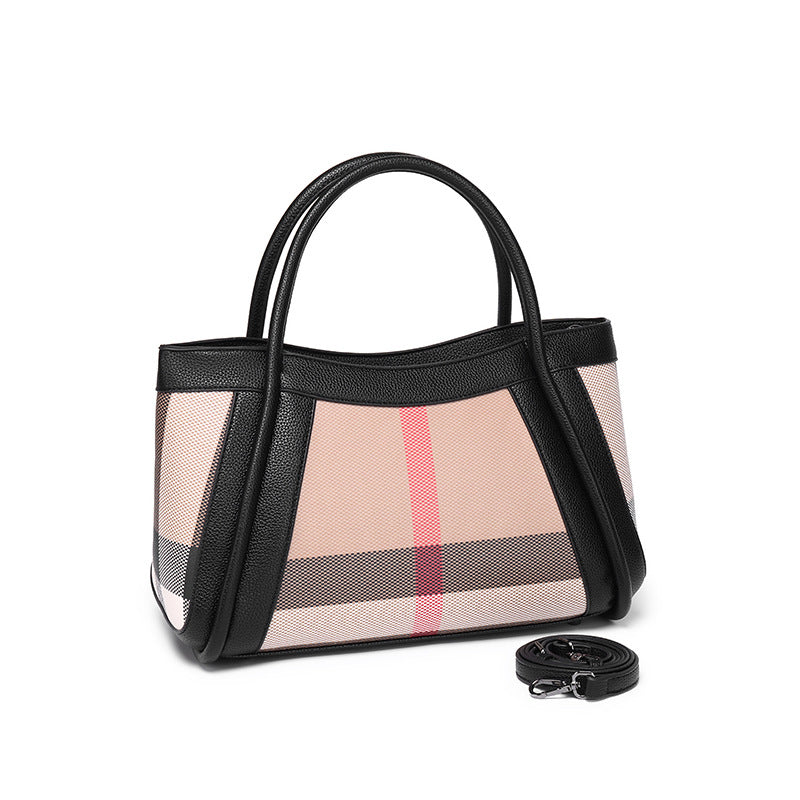 Prestova Plaid Tote Bag