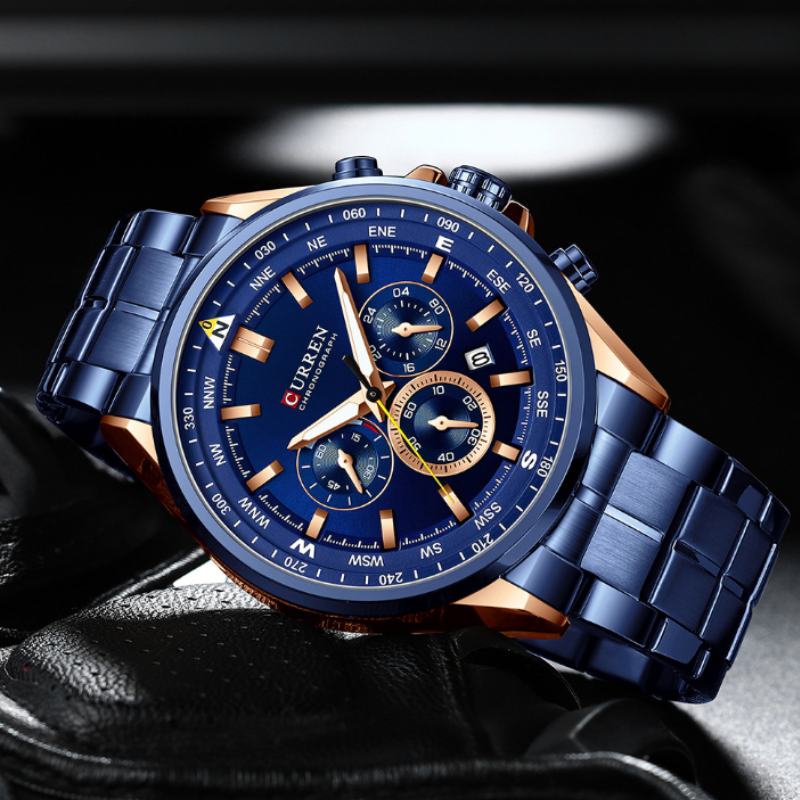 Orion Prestige Calendar Stainless Steel Men’s Watch
