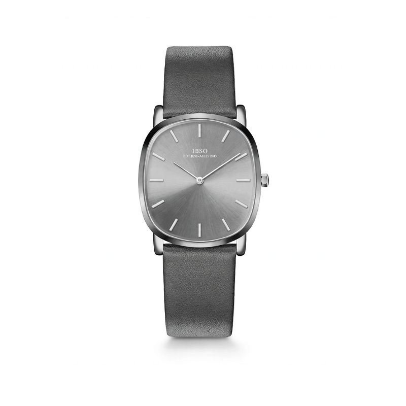 Olive Arc Minimal Leather Watch