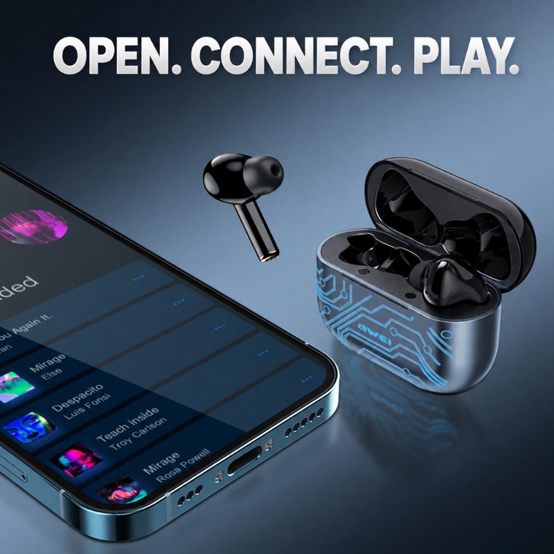 Awei Vortex RGB TWS Gaming Earbuds