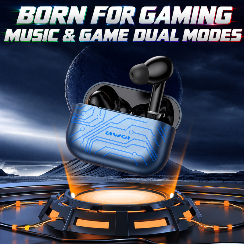 Awei Vortex RGB TWS Gaming Earbuds