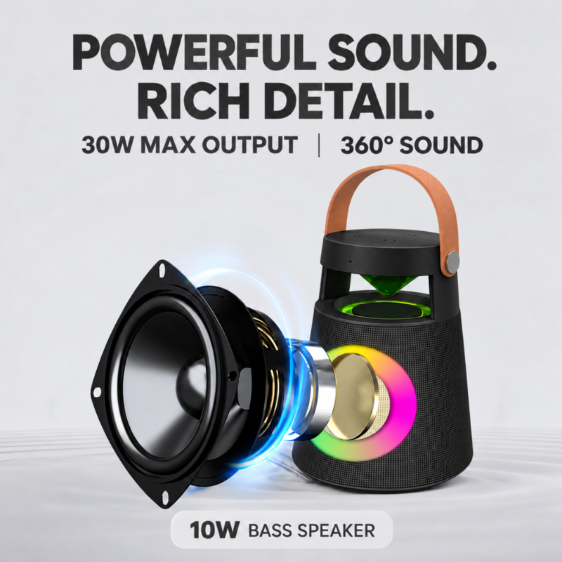 Portable Handheld Wireless Bluetooth Speaker