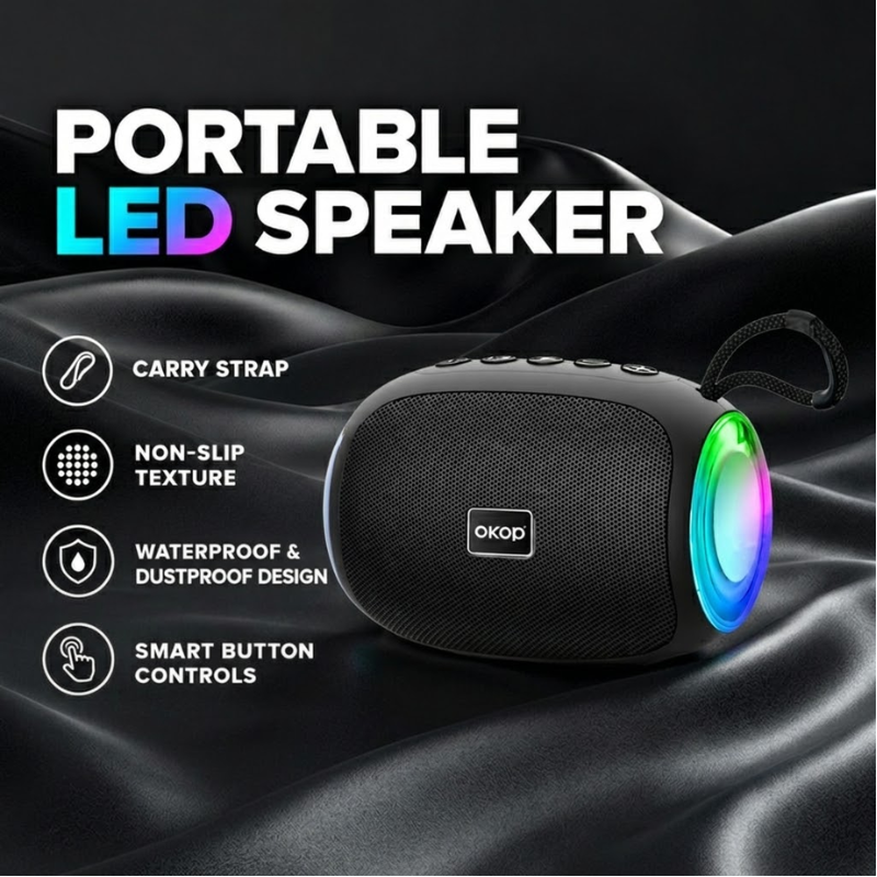 Portable LED Bluetooth Speaker