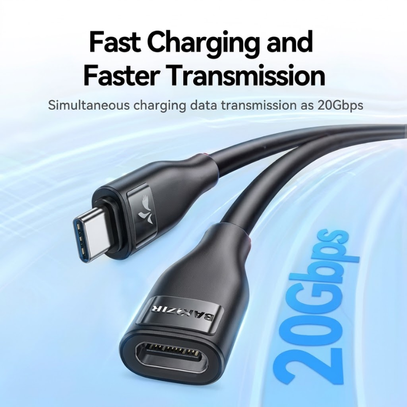 100W USB-C Fast Data Extension Cable