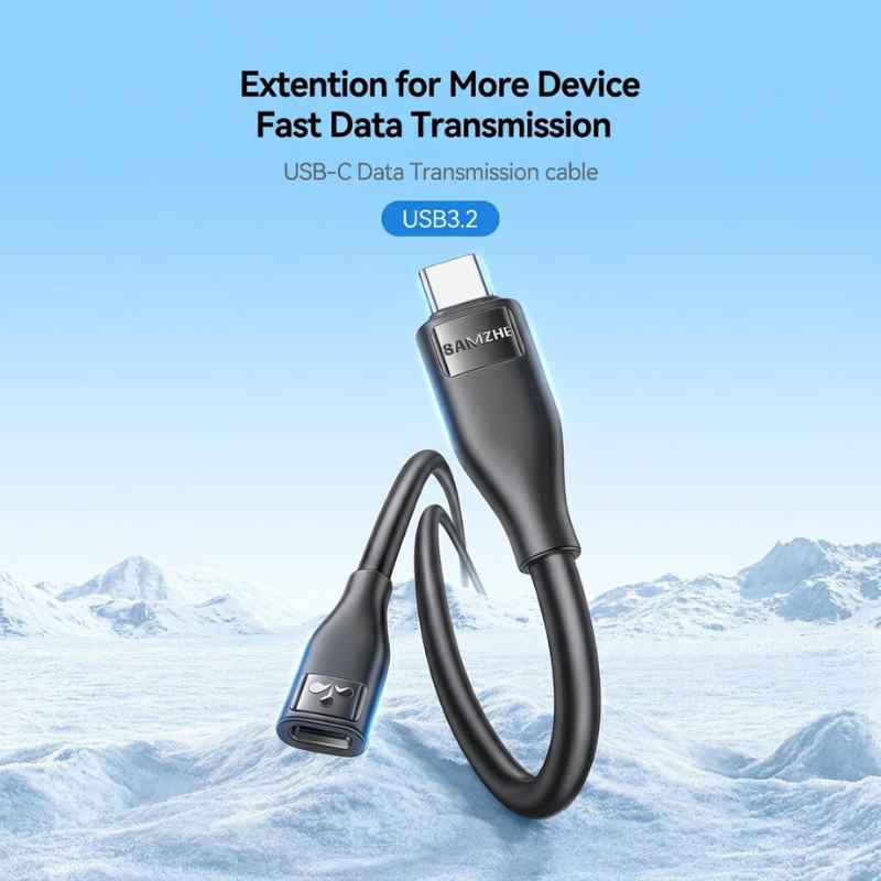 100W USB-C Fast Data Extension Cable