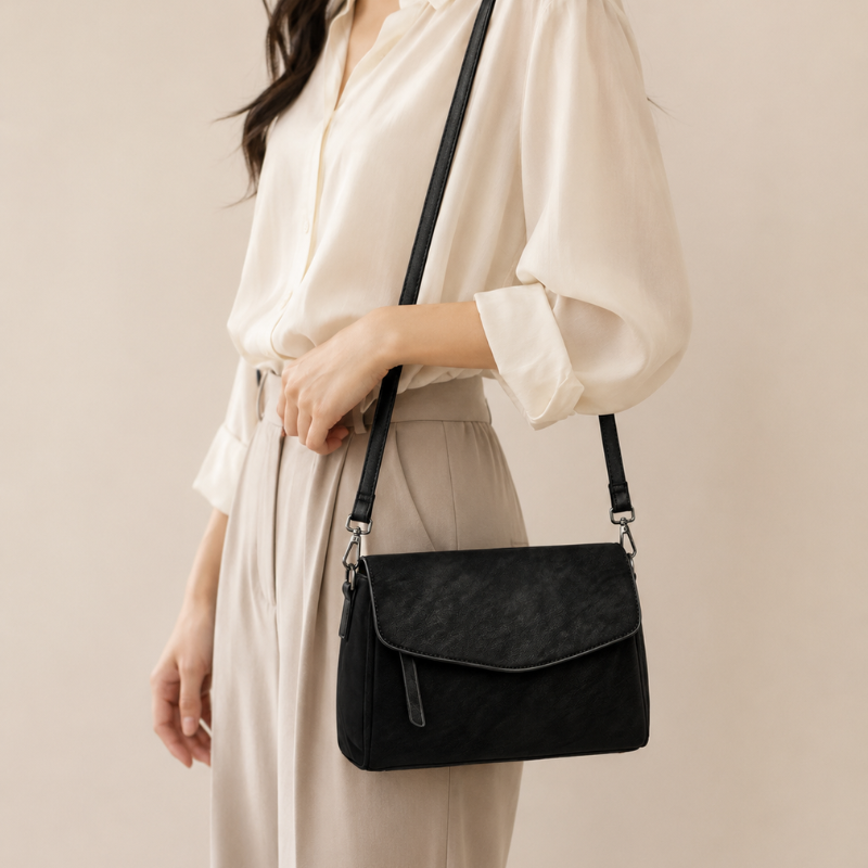 Retro Minimal Crossbody Bag