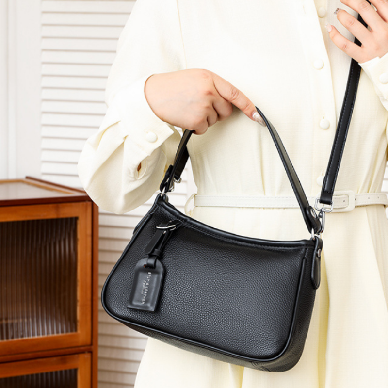 Top Grain Leather Shoulder Bag