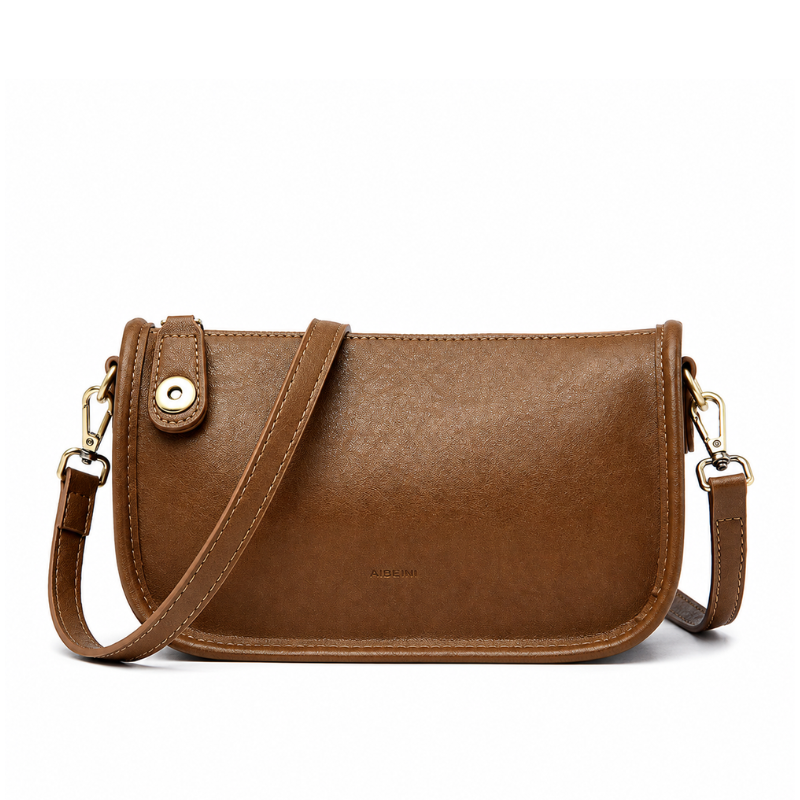Retro Contrast Shoulder Bag