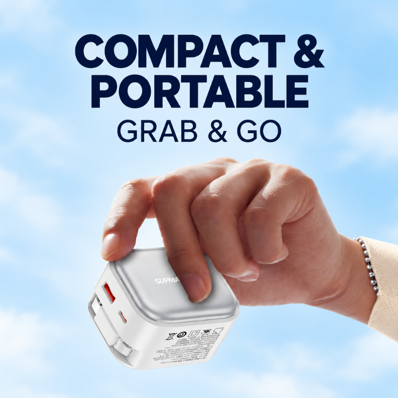 35W Dual Port with Retractable Cable