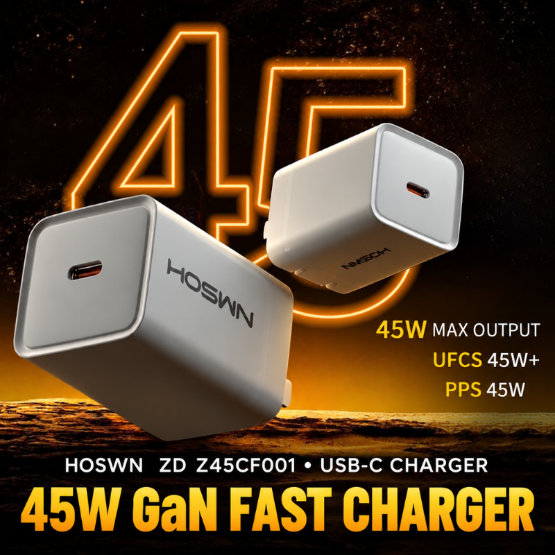 45W Single-Port GaN Fast Charger