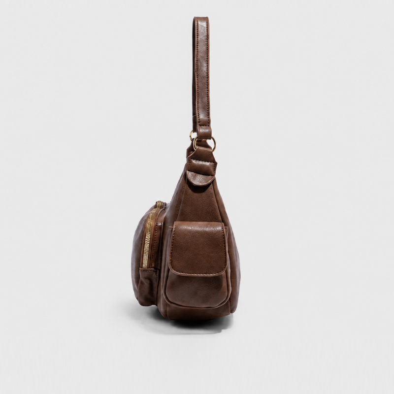 High-End Functional Multi-Pocket Shoulder Bag