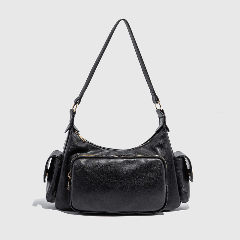High-End Functional Multi-Pocket Shoulder Bag