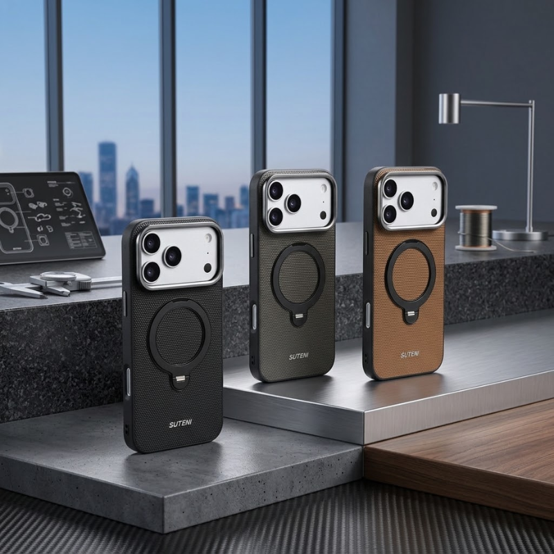 Suteni Magnetic Stand Case