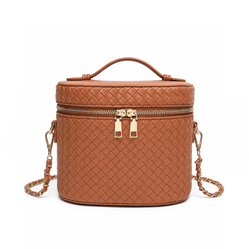 Luxe Woven Vanity Cosmetic Bag
