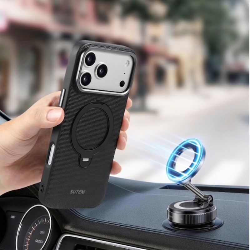 Suteni Magnetic Stand Case