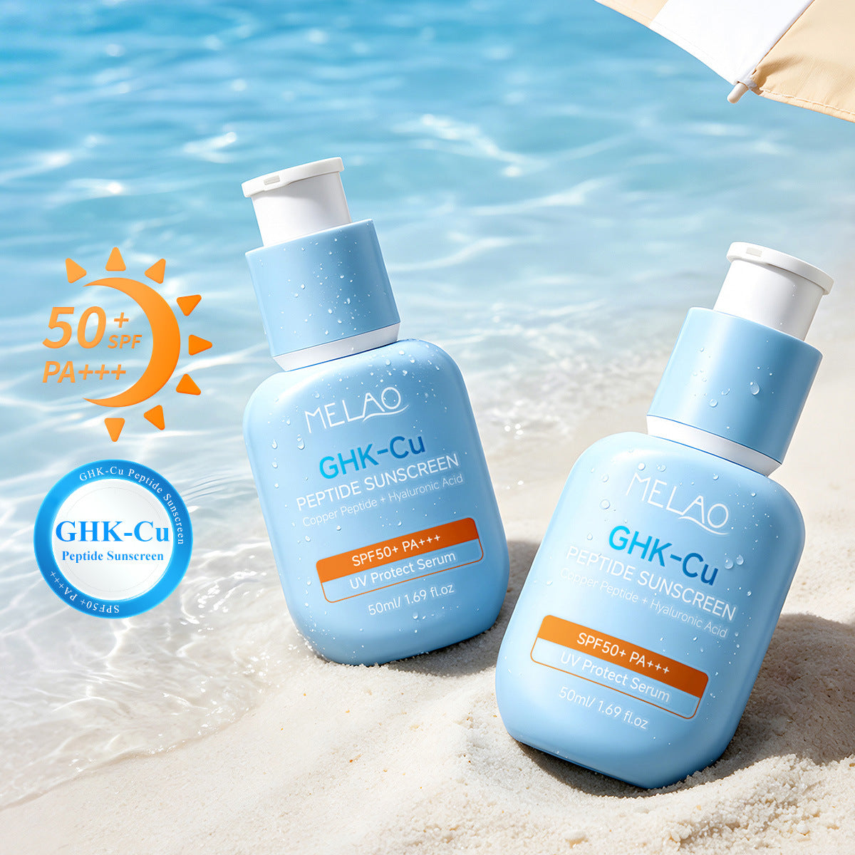 Copper Peptide Hydrating Face Sunscreen