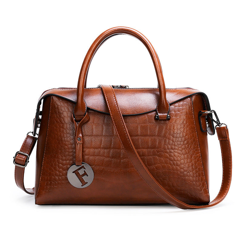 Baigou Crocodile Crossbody Handbag for Women