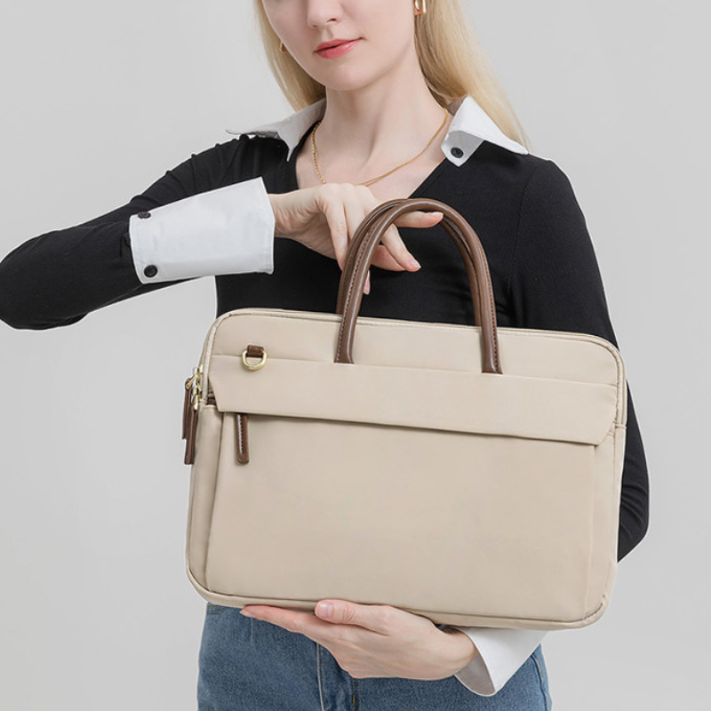 Ladies' Fashionable Nylon Laptop Commuter Bag