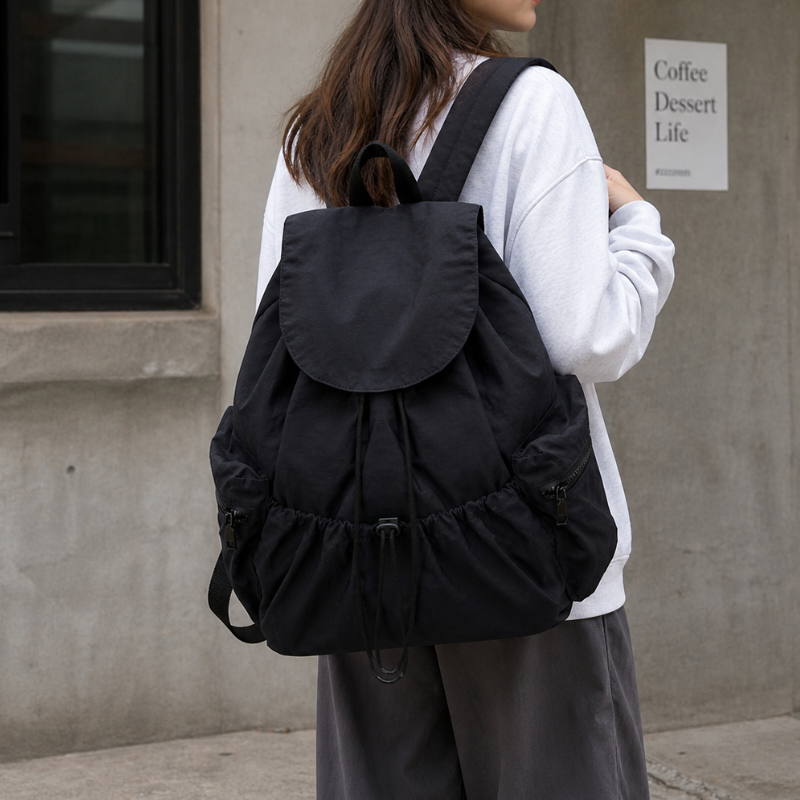 Nylon Edge Campus Women Backpack