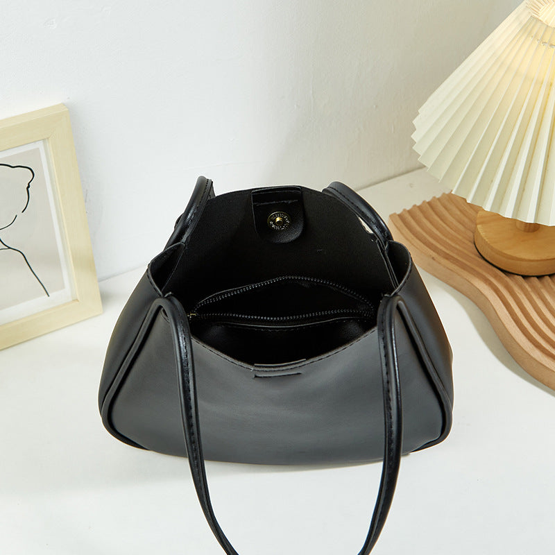 Retro Textured Large Capacity Commuter Tote