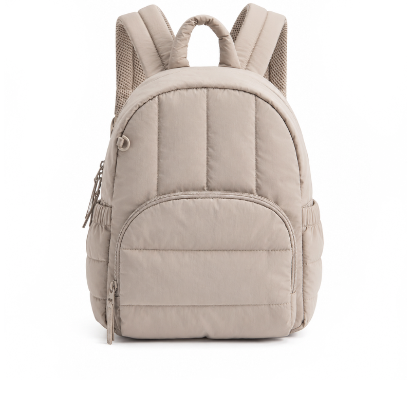 Veloura Quilted Mini Backpack