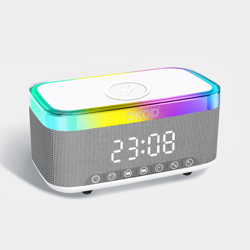15W Wireless Charging Alarm Clock Speaker