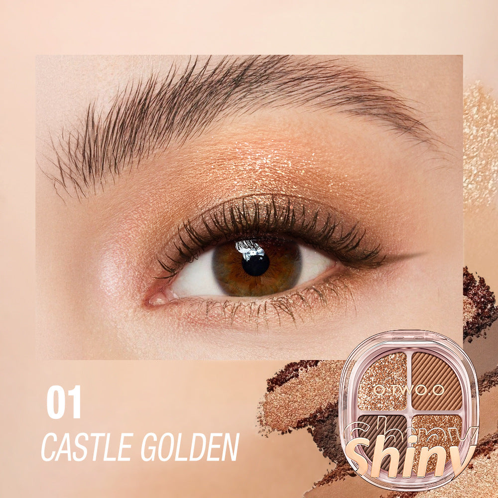 Velvet Gleam Four-Shade Eyeshadow Palette