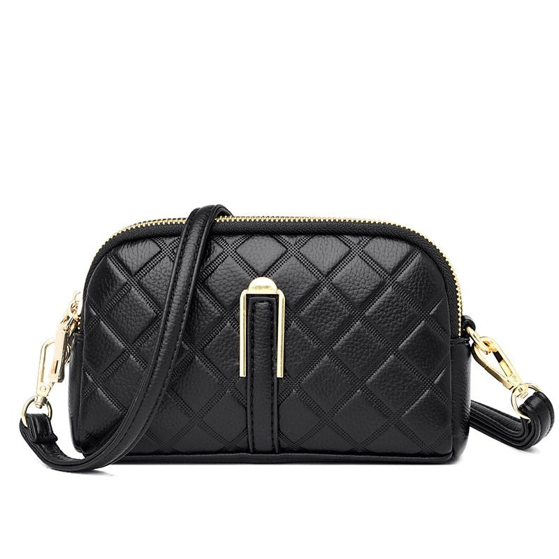 Signature Quilted Designer Crossbody Bag