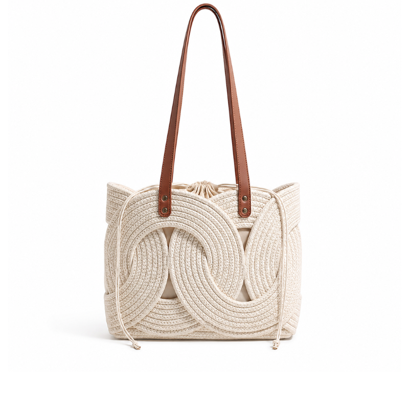 Creative Weave Shoulder Bag