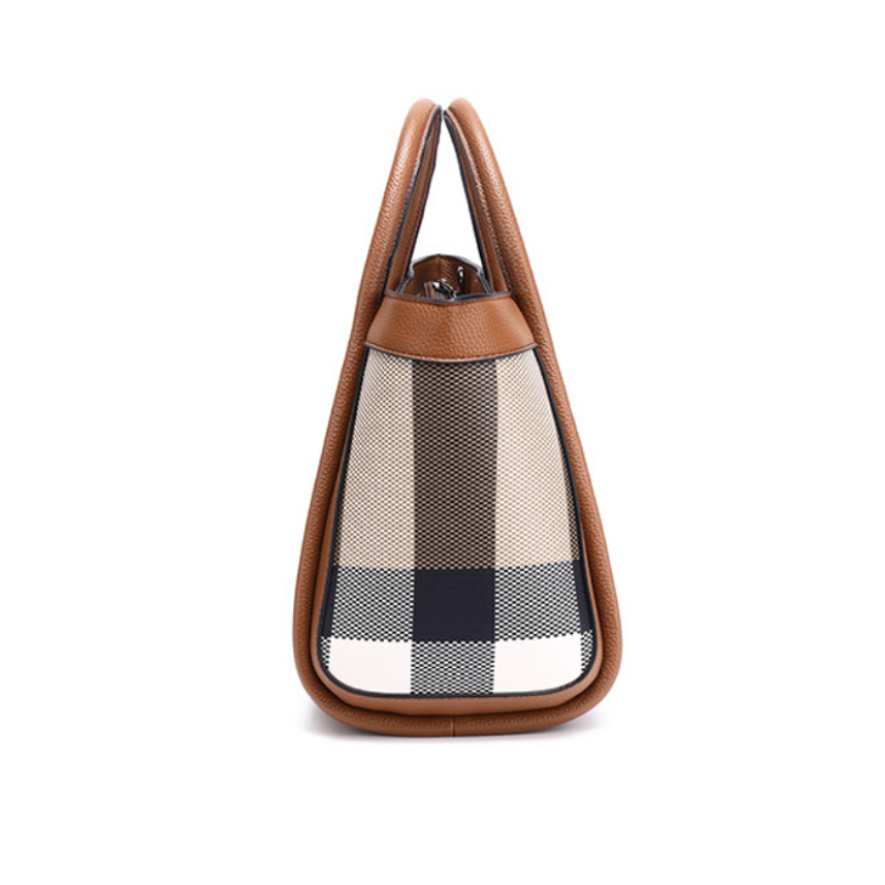 Prestova Plaid Tote Bag
