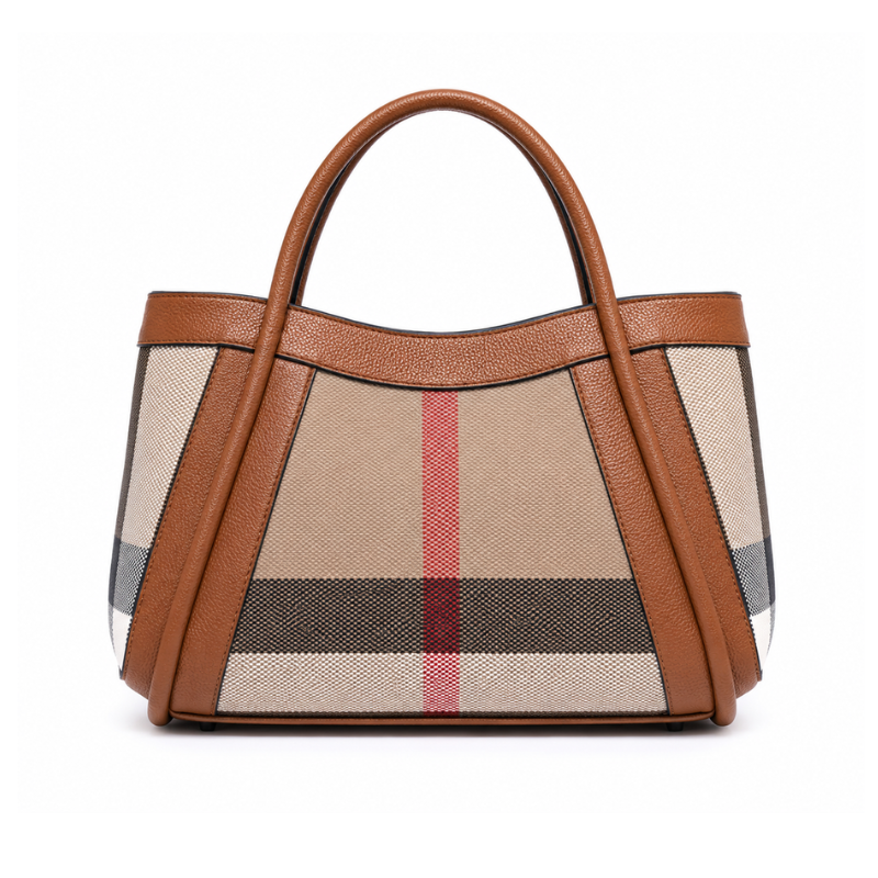 Prestova Plaid Tote Bag