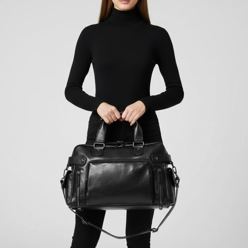 British versatile dual handles detachable shoulder strap Bag