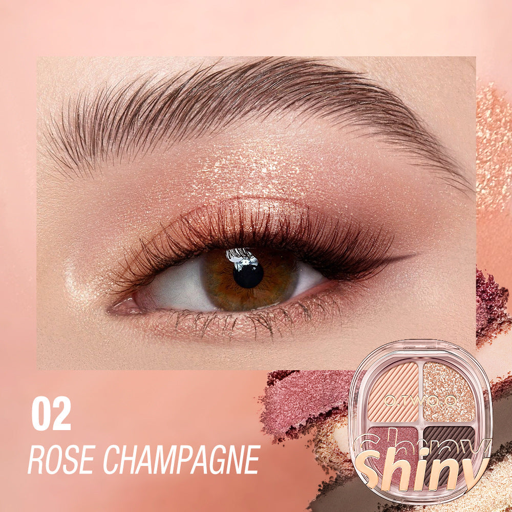 Velvet Gleam Four-Shade Eyeshadow Palette