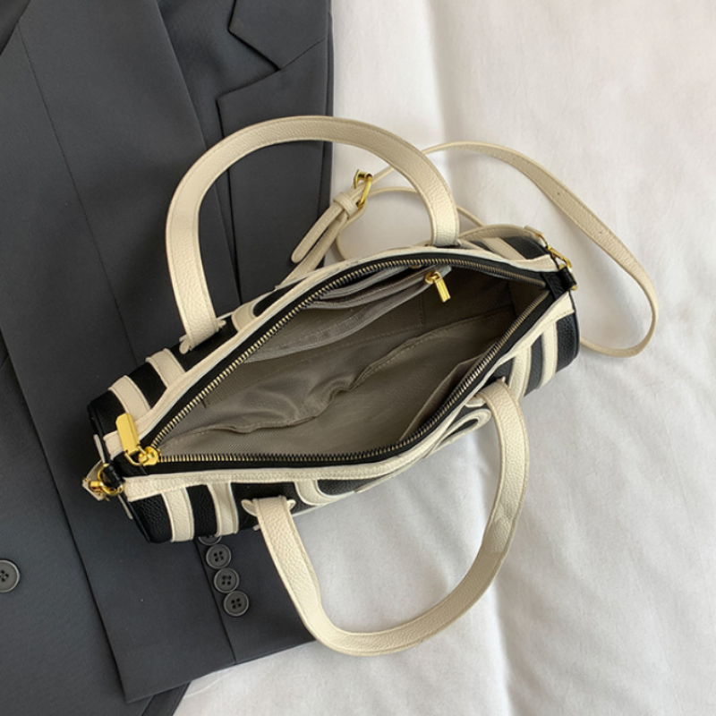 French Luxe Barrel Shoulder Bag