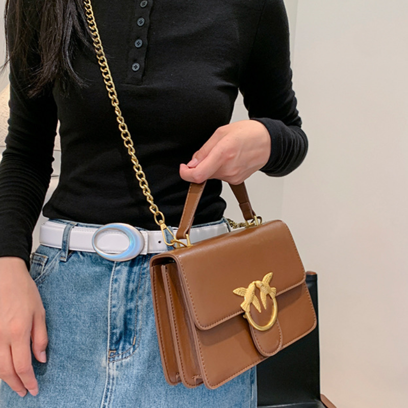 Aurelia Bird Lock Handbag
