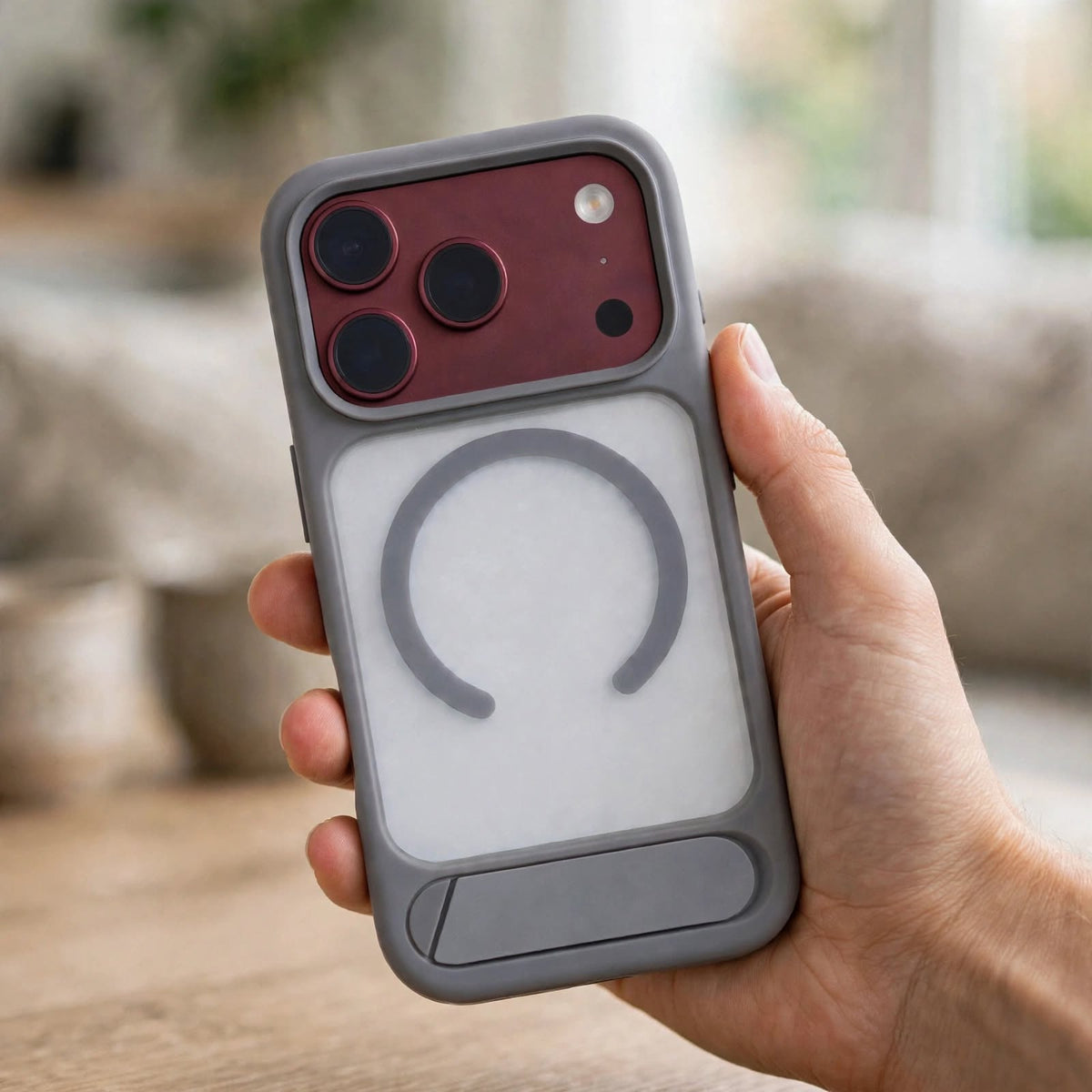 Magnetic Kickstand Phone Case