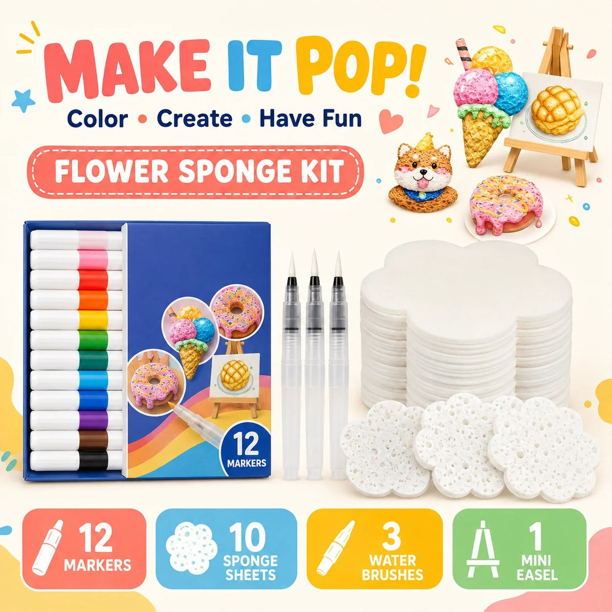 Magic Foam Texture Painting Kit