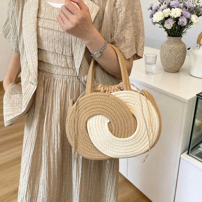 Spiral Weave Summer Handbag
