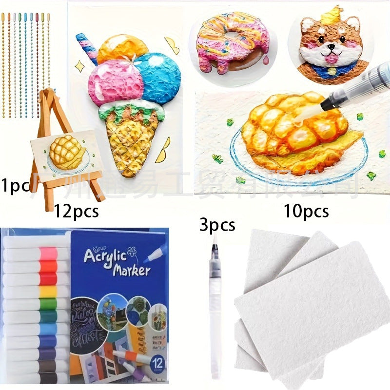 Magic Foam Texture Painting Kit