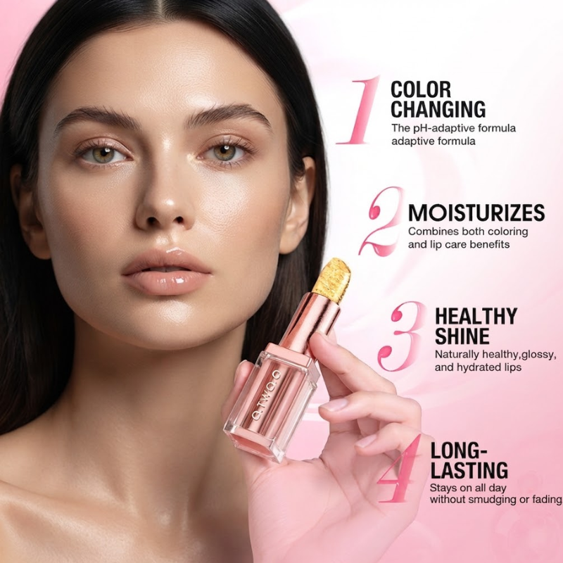 Crystal Bloom Color-Changing Lipstick