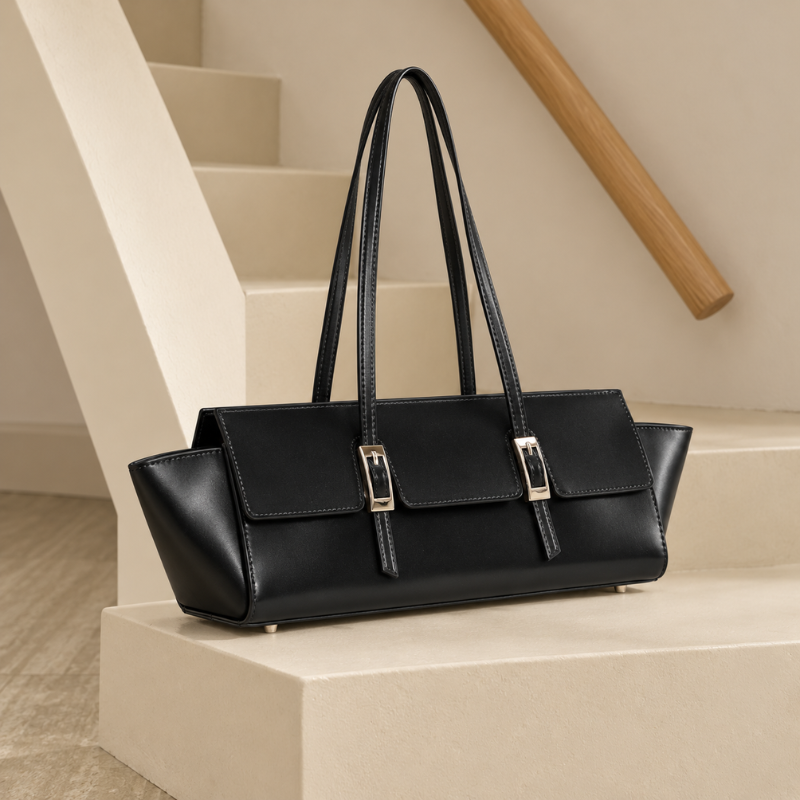 Valencia Curve Buckle Shoulder Bag