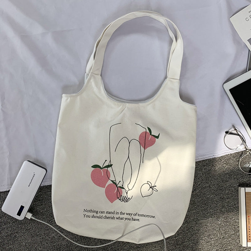 Women's Artistic Canvas Style Shoulder Bag