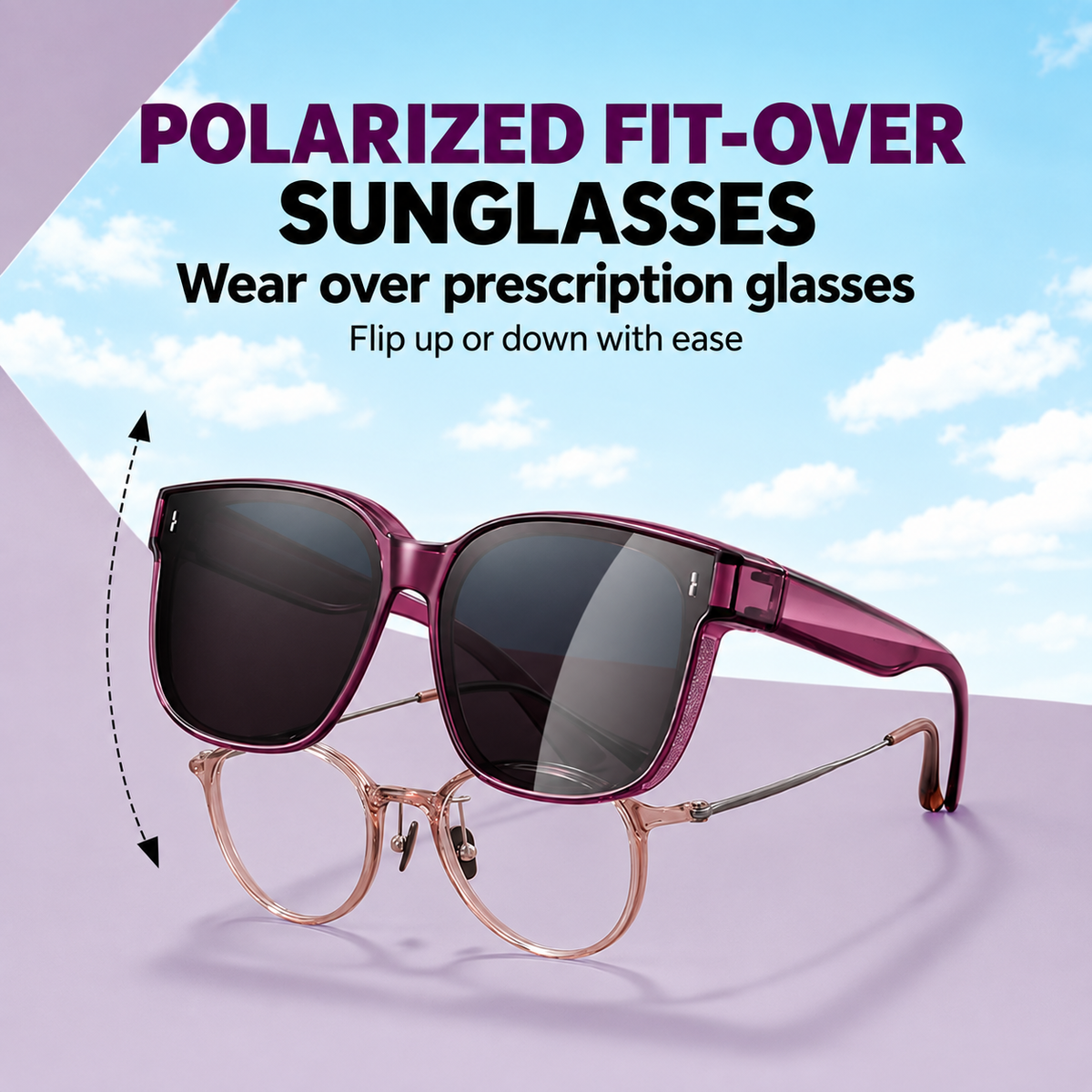 Elegant Polarized Sunglasses for Women with UV Protection