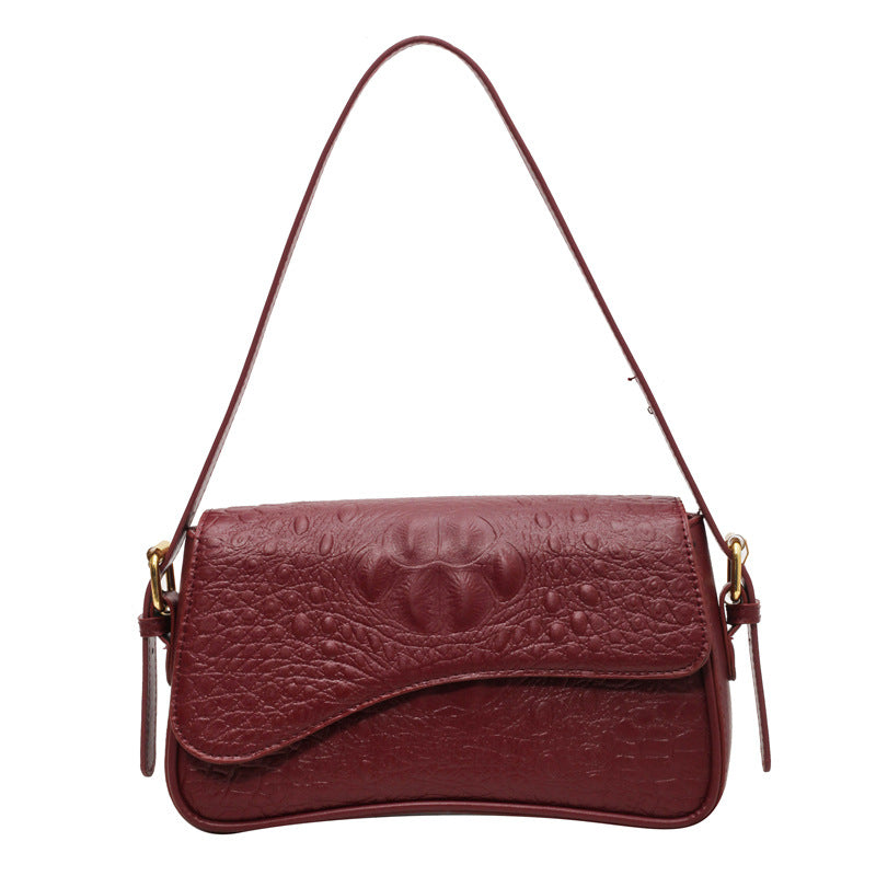 Parisian Croc Shoulder Bag